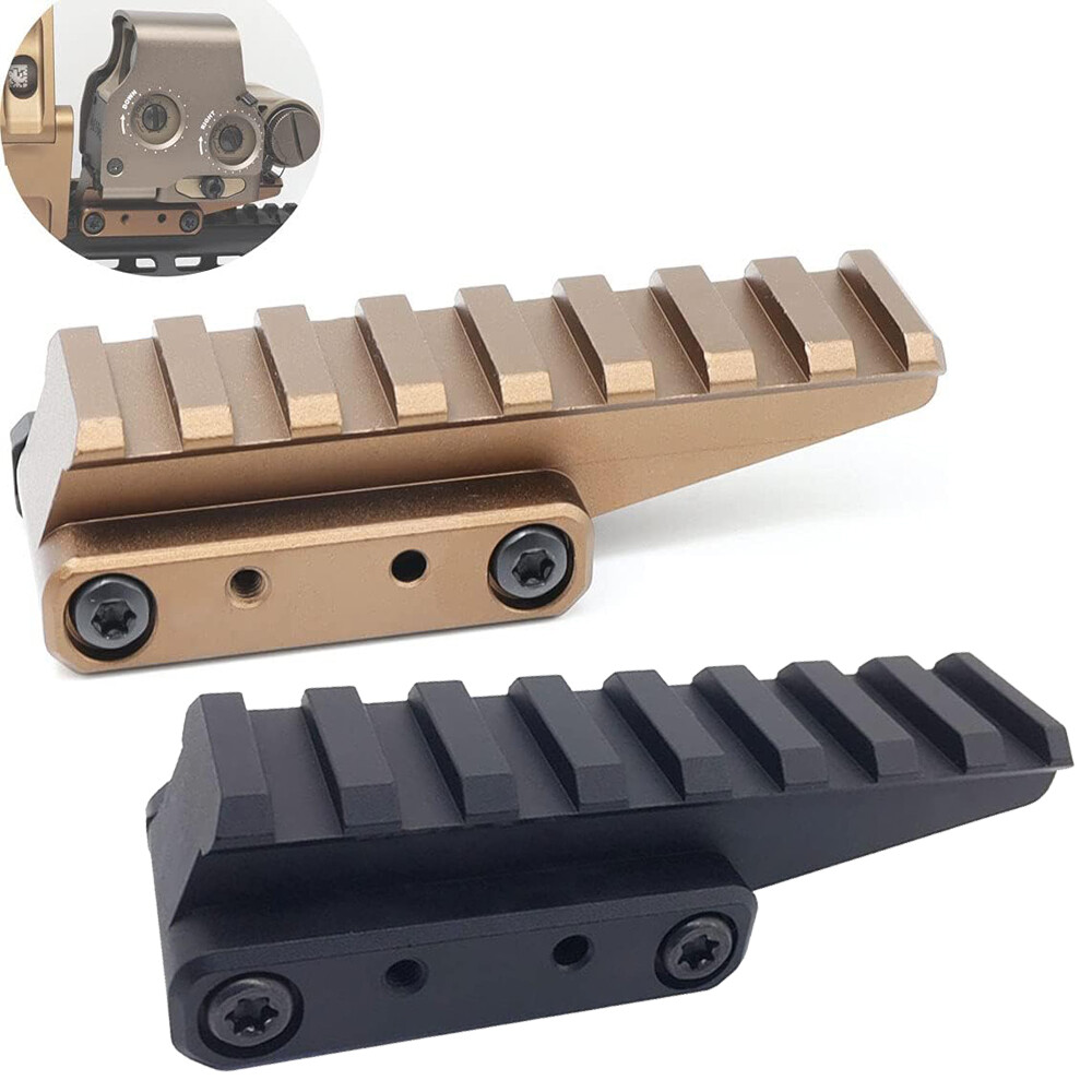 8 Slot Optic Riser Mount 20mm Picatinny Rail Fast Riser for Red Dot Sight Scope