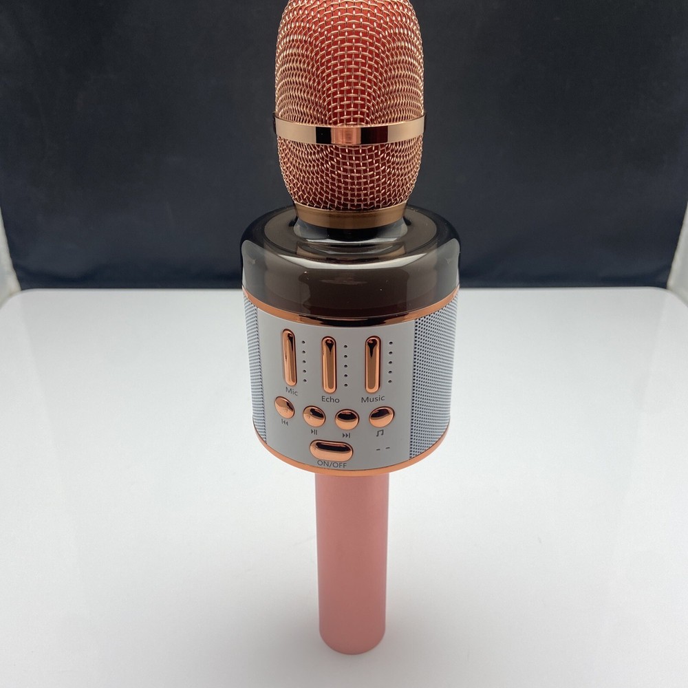 Verkstar Bluetooth karaoke Wireless Microphone USB Silver