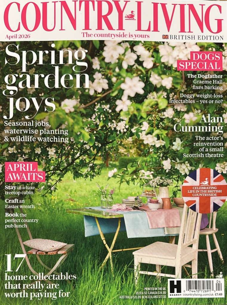Country Living Uk Magazine April 2026 Free Shipping