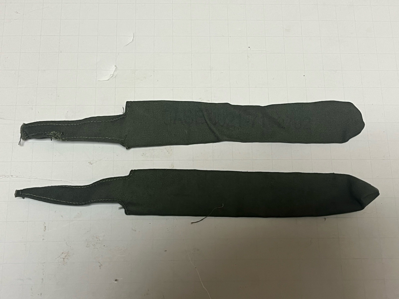 USGI 30 Cal M1 Garand  7.62 Rifle Cleaning Rod Section Pouch Green 2 Pack