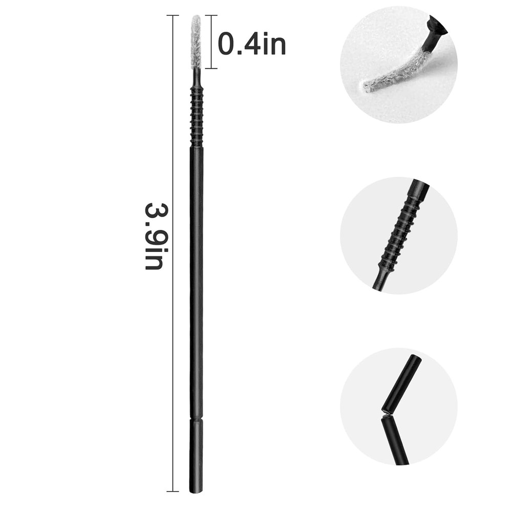 200 Pcs Disposable Micro Applicator Brush, Precision Lint Free Micro Swabs for E