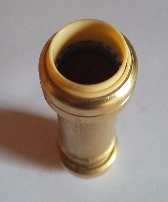 1 Pc. 3/4" Push Fit Coupling, Slip Repair Coupling, Length 4.4 Inch, Lead Free
