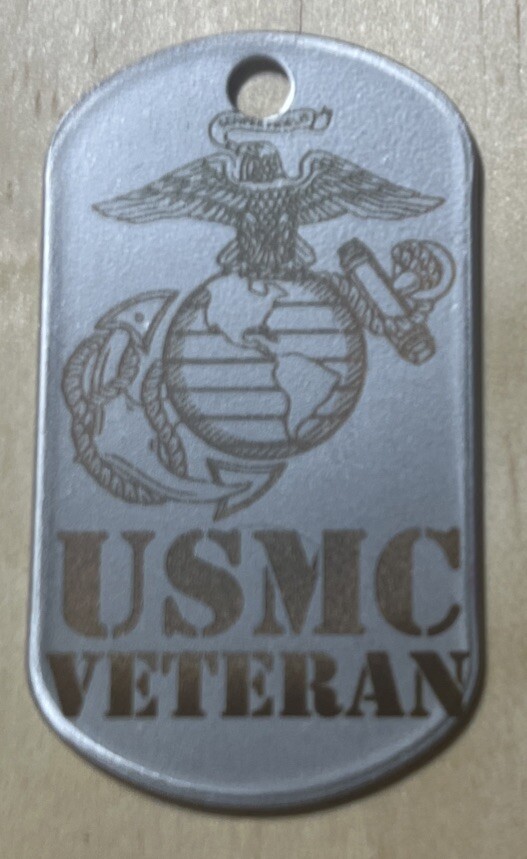 USMC Veteran Dog Tag