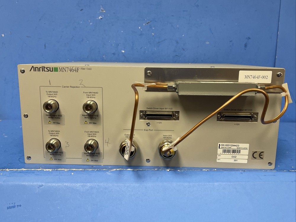 ANRITSU MN7464F FILTER UNIT 2 / MICRO-TRONICS BRM17059 DN-G016