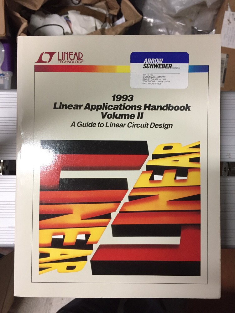 Data Book = Linear Technology 6 Volume Data /Applications Library - 1990's = Lot