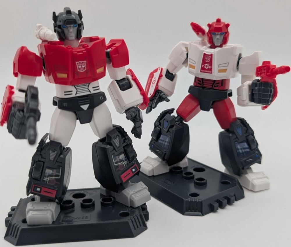 COMBO PACK! Blokees Transformers Galaxy 3 Version Sideswipe & Red Alert Kits!
