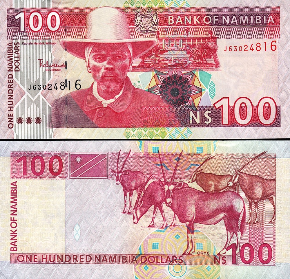 Namibia 100 Dollars 2003, UNC, P-9A