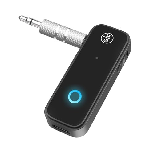 Aux Bluetooth Adapter for Car, 2 in 1 Bluetooth Transmitter&Receiver