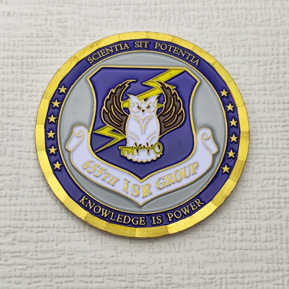 USAF 655th Isr Group Challenge Coin