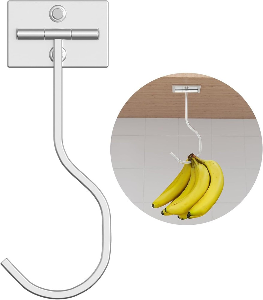 Banana Hook Silver 1 Pack,