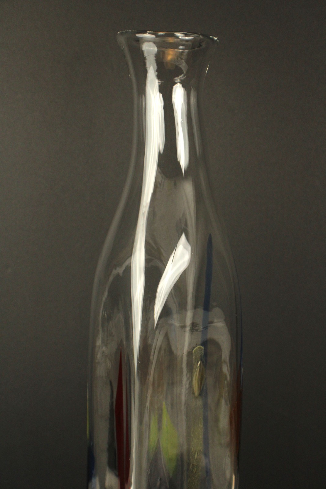 Vintage Tall Signed Blenko 2006 18 3/4"H x 4"W