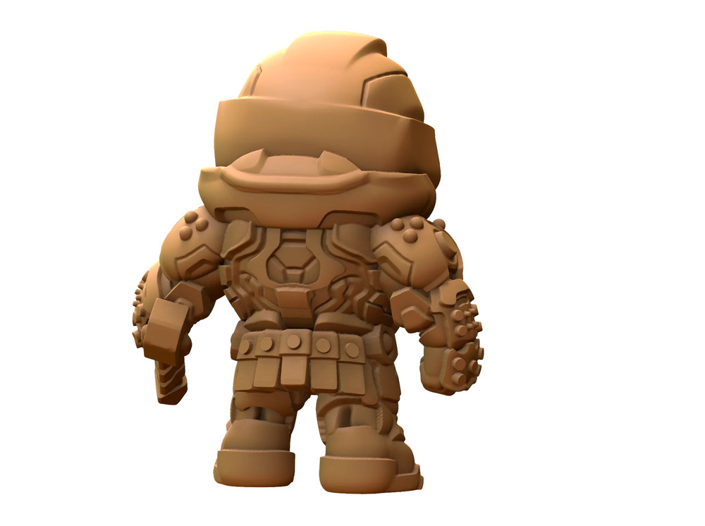 Capsule Chibi - Doomed Marine