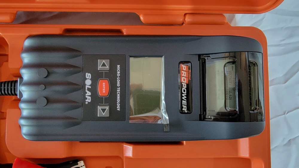 Duralast ProPower BA327Z Car Battery Tester With Printer