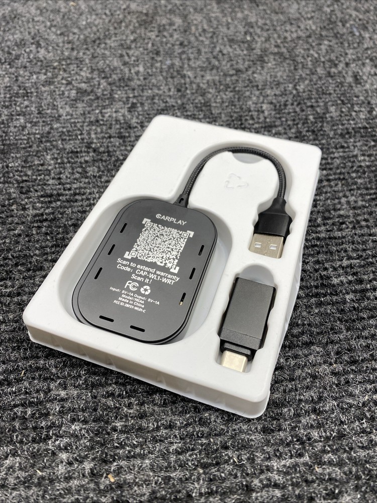 Wireless CarPlay Adapter YKCAA for Apple iPhone Black