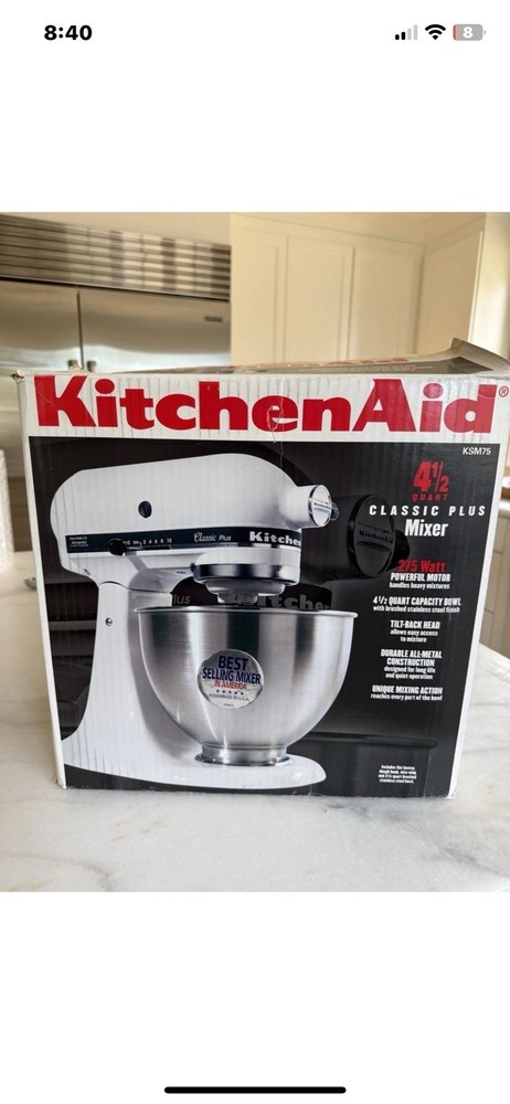 Kitchen aid Standing Mixer