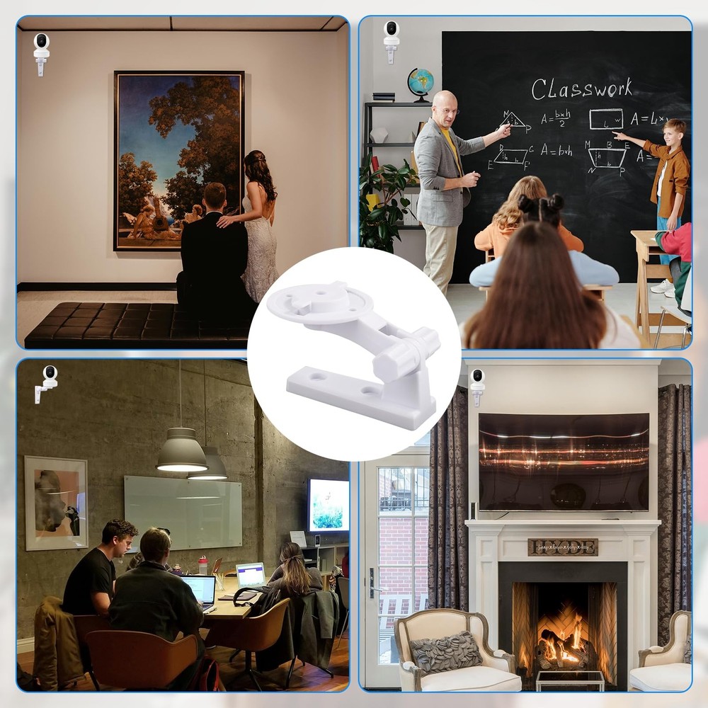 2pcs Camera Wall Mount Compatible with Reolink E1 / Pro, White Camera...