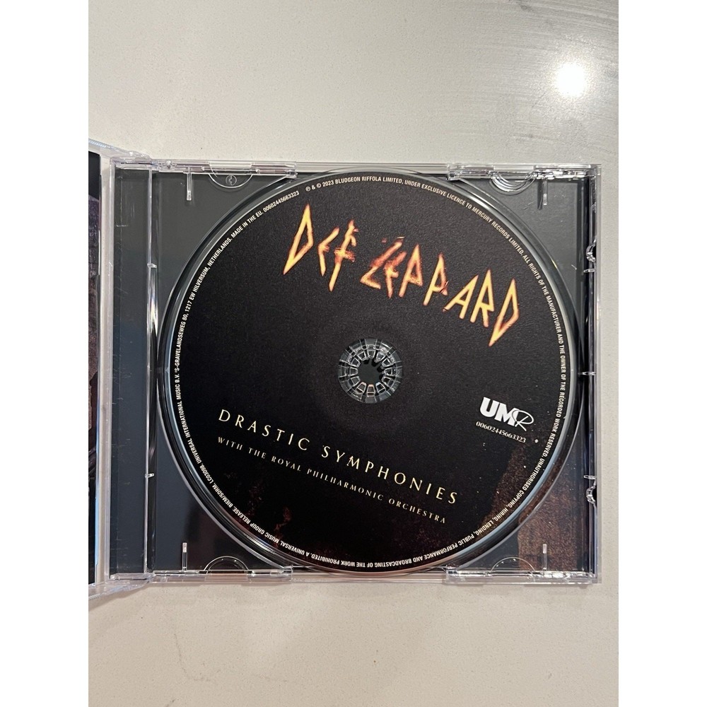 Def Leppard SIGNED Drastic Symphonies CD Autographed ACOA Authenticated #6