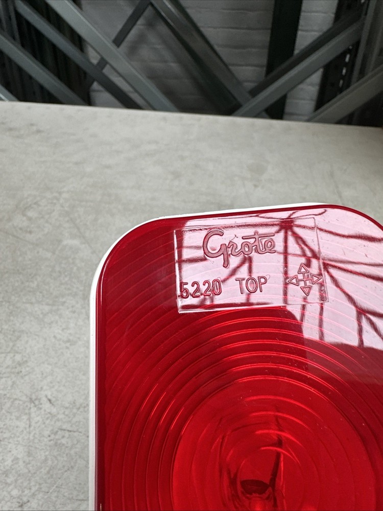 Grote 52202 Rectangular Stop Tail Turn Light Red