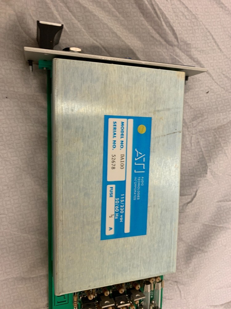 ATI Audio Technologies DA100 1X6 AMPLIFIER MODULE FOR SYS10K Rack Systems NOS