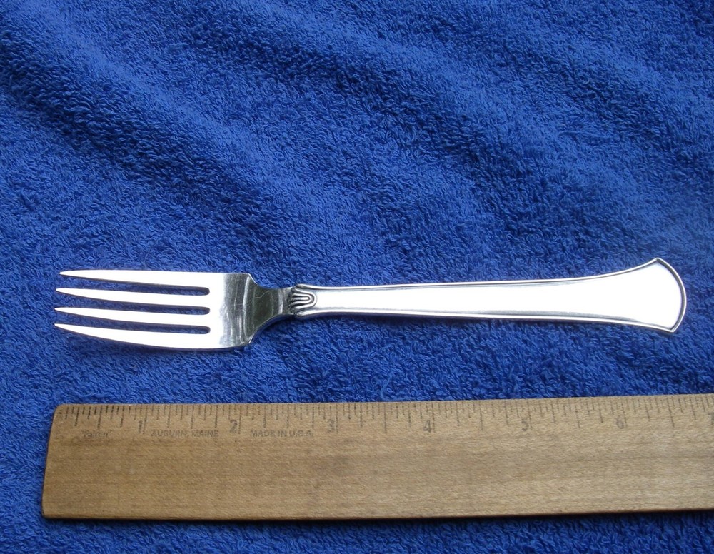 HANS HANSEN Denmark Sterling KOLDRING Pattern TABLE FORK-7 Inches-No Mono