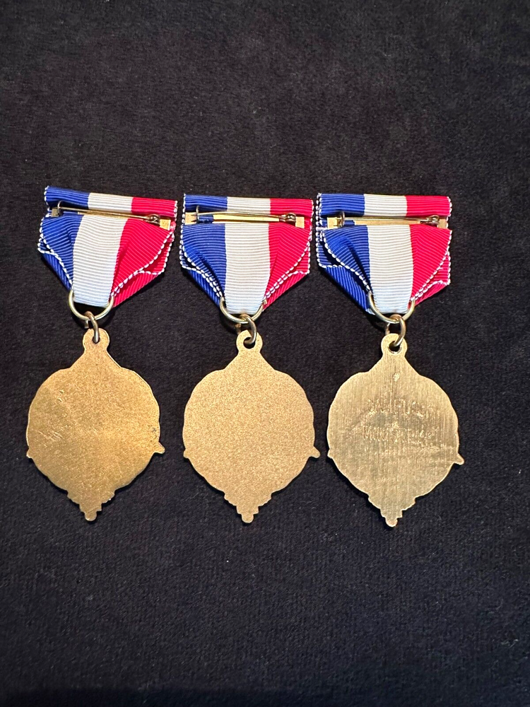 Three Vintage Scholastic Achievement Medals - Forensic, Speech, Service