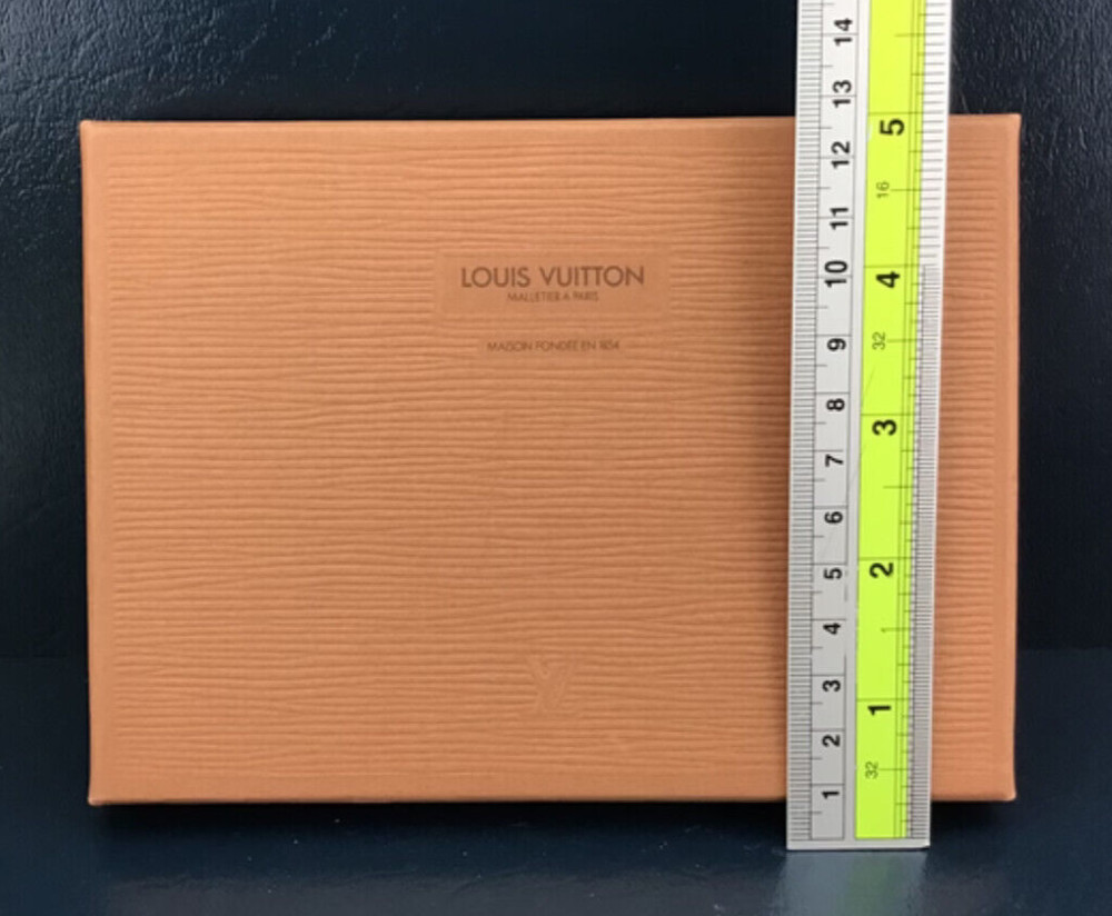 Authentic Louis Vuitton Empty Box 6" x 4.5" x 0.5" Gift Box