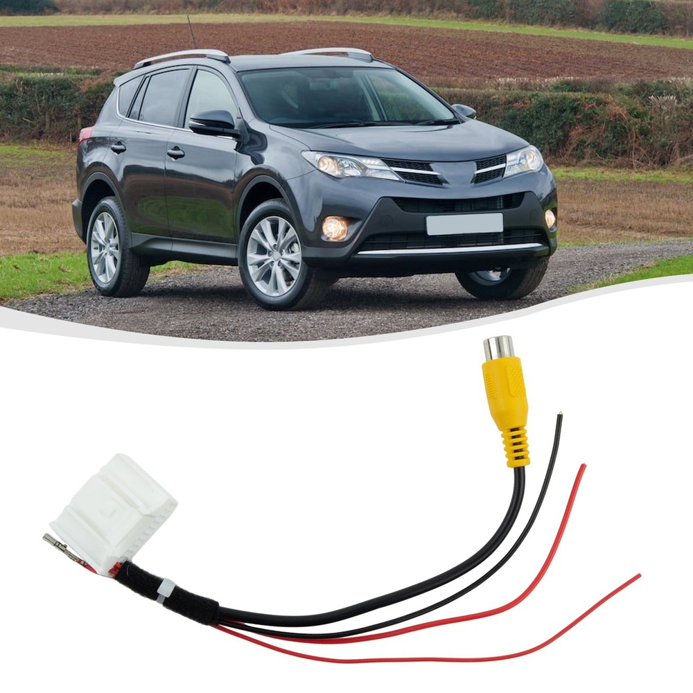 For Toyota Rearview Backup Camera Video Harness Adapter Cable 24pin Replace