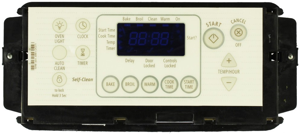 Whirlpool 9762186 Range Control Board-Almond Overlay