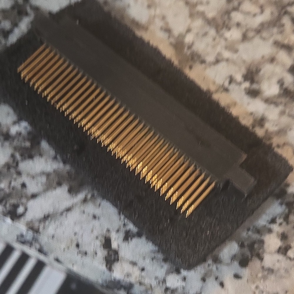 48-Pin Dual Row IC Socket Gold Contacts Plastic Body