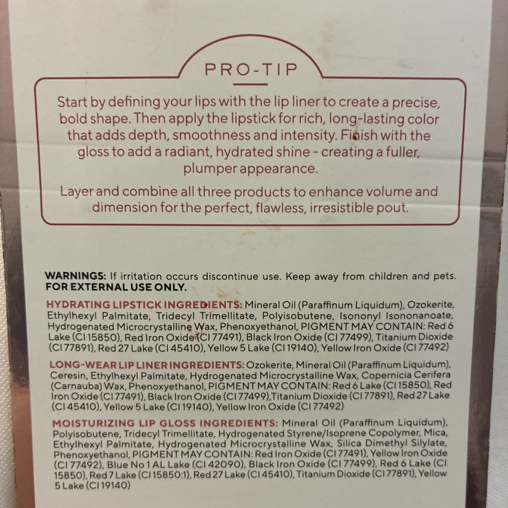 St. Cloud’s Perfect Pout Three Step Lip Kit