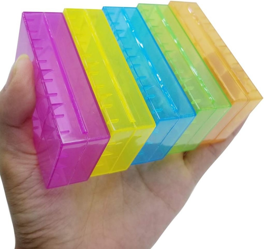 5 PCS Battery Storage Case Holder for 18650