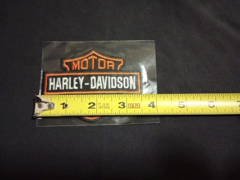 VINTAGE STYLE HARLEY DAVIDSON EMBROIDERED PATCH