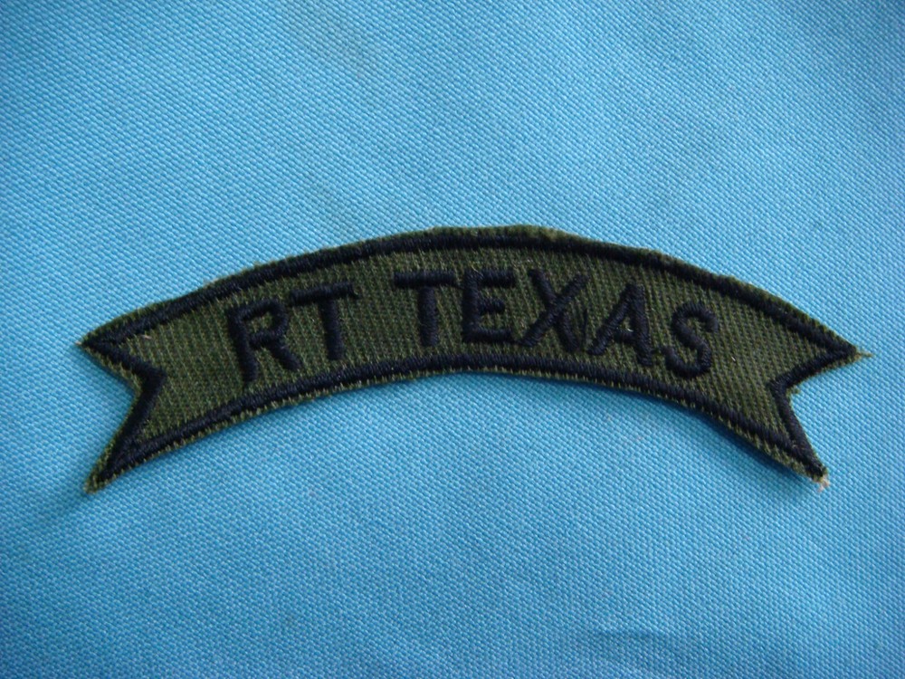 VIETNAM WAR  SCROLL SUBDUED PATCH, US 5th SF GROUP " RT TEXAS "