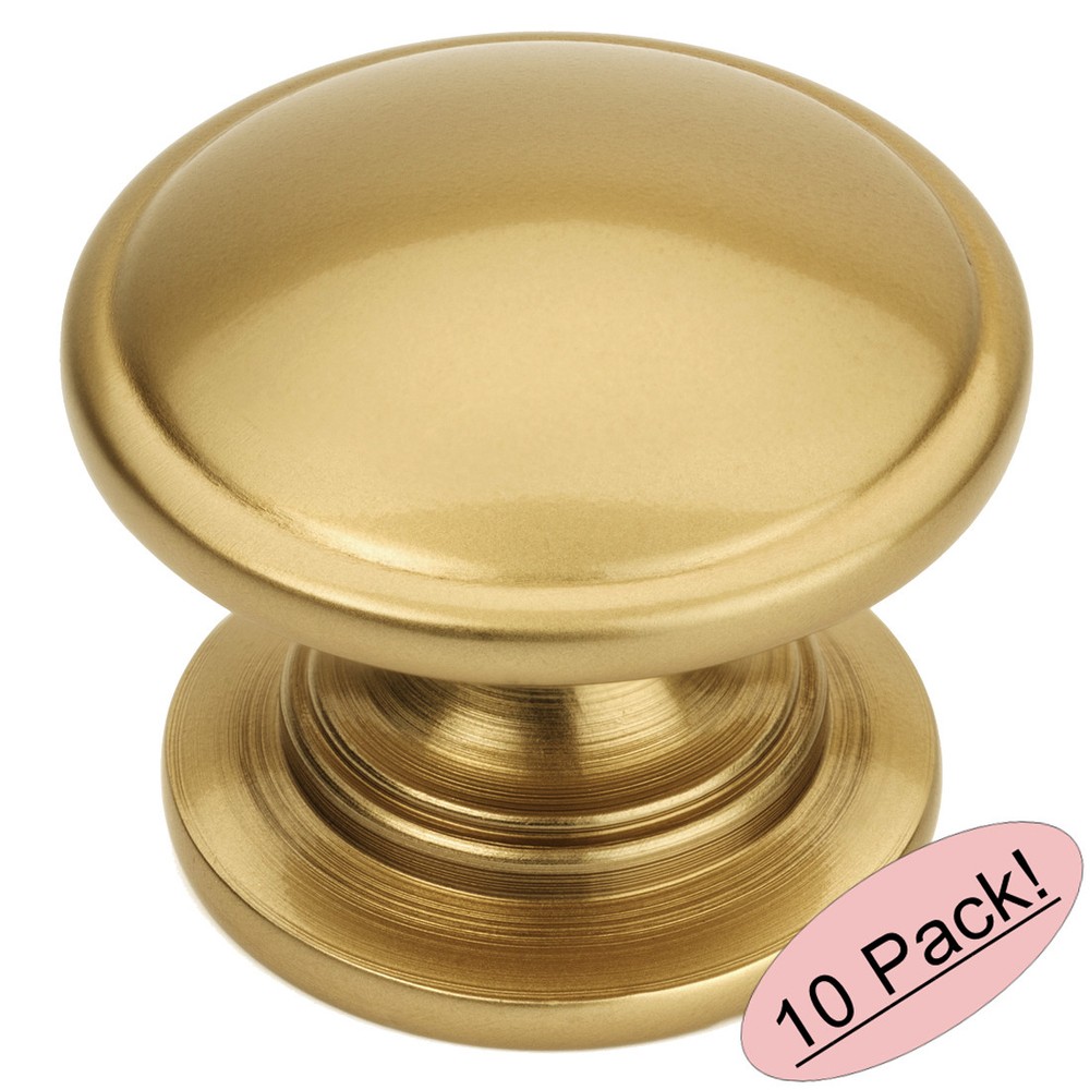 *10 Pack* Cosmas Cabinet Hardware Gold Champagne Knobs #4702GC