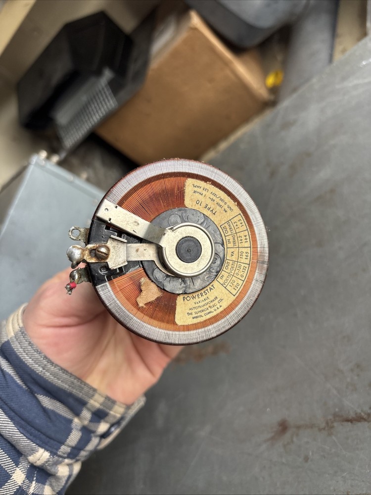 TYPE 10 POWERSTAT VARIABLE AUTOTRANSFORMER THE SUPERIOR ELECTRIC CO BRISTOL CONN