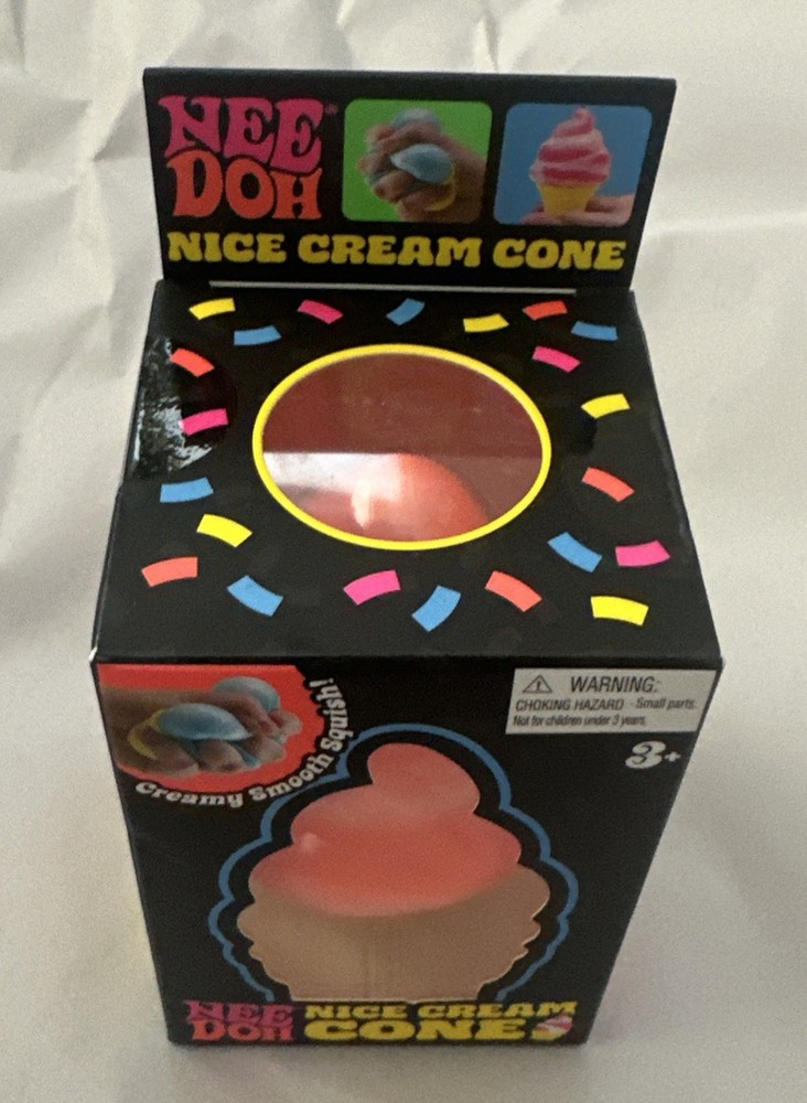 NeeDoh Nice Cream Cone Orange