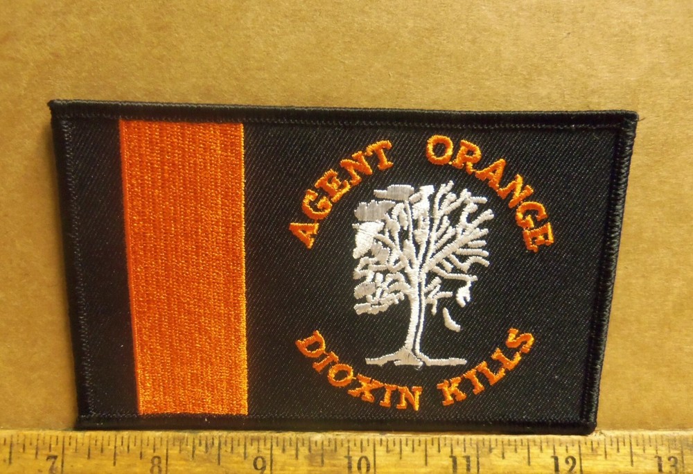 Agent Orange Dioxin Kills Embroidered Patch