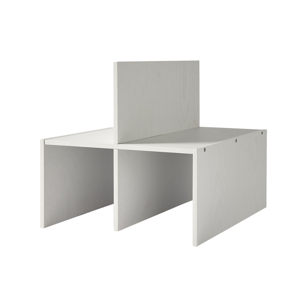 (2 pack) Better Homes & Gardens Quad Shelf Cube Organizer Insert, White Texture