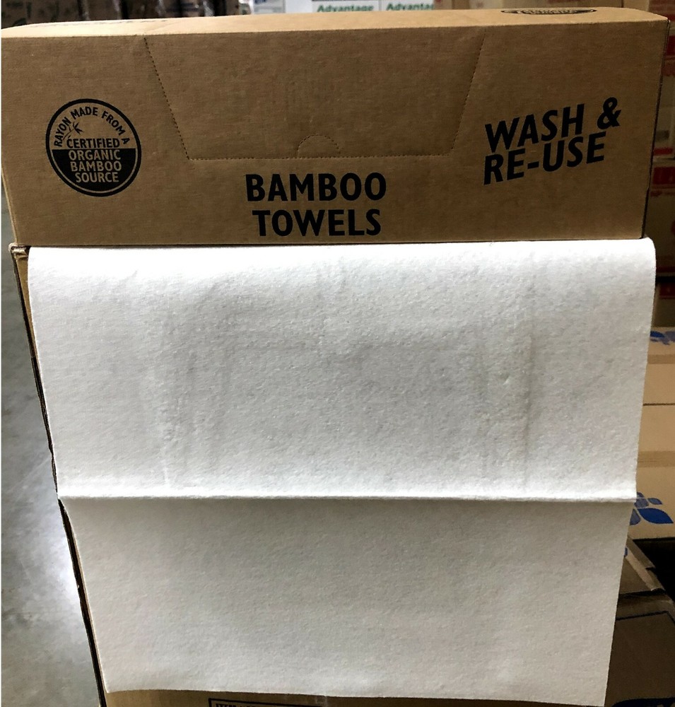 BAMBOOEE FLAT PACK REUSABLE TOWEL (Case - 4 PACK / 50 CT.)