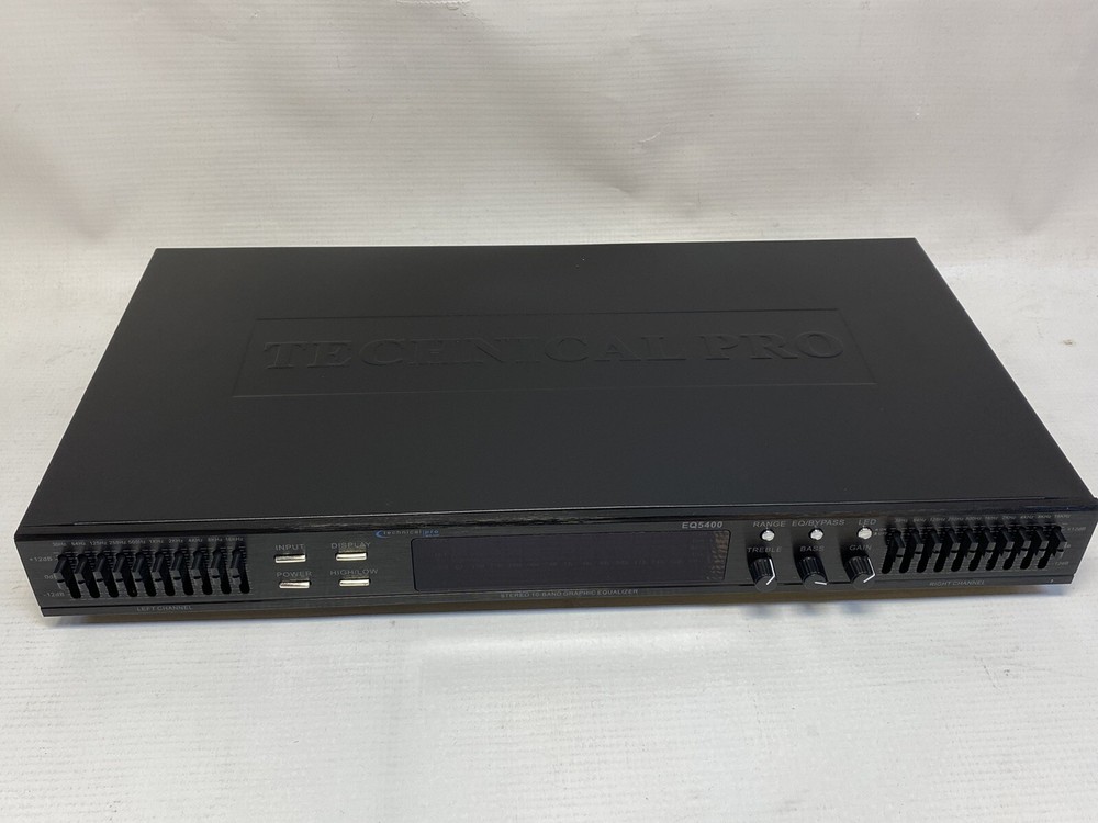 Technical Pro EQ5400 Dual 10-Band Equalizer