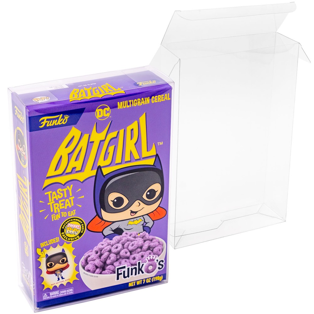 Funko Cereal Box Protector Case for FunkO's Pop Boxes Plastic Display