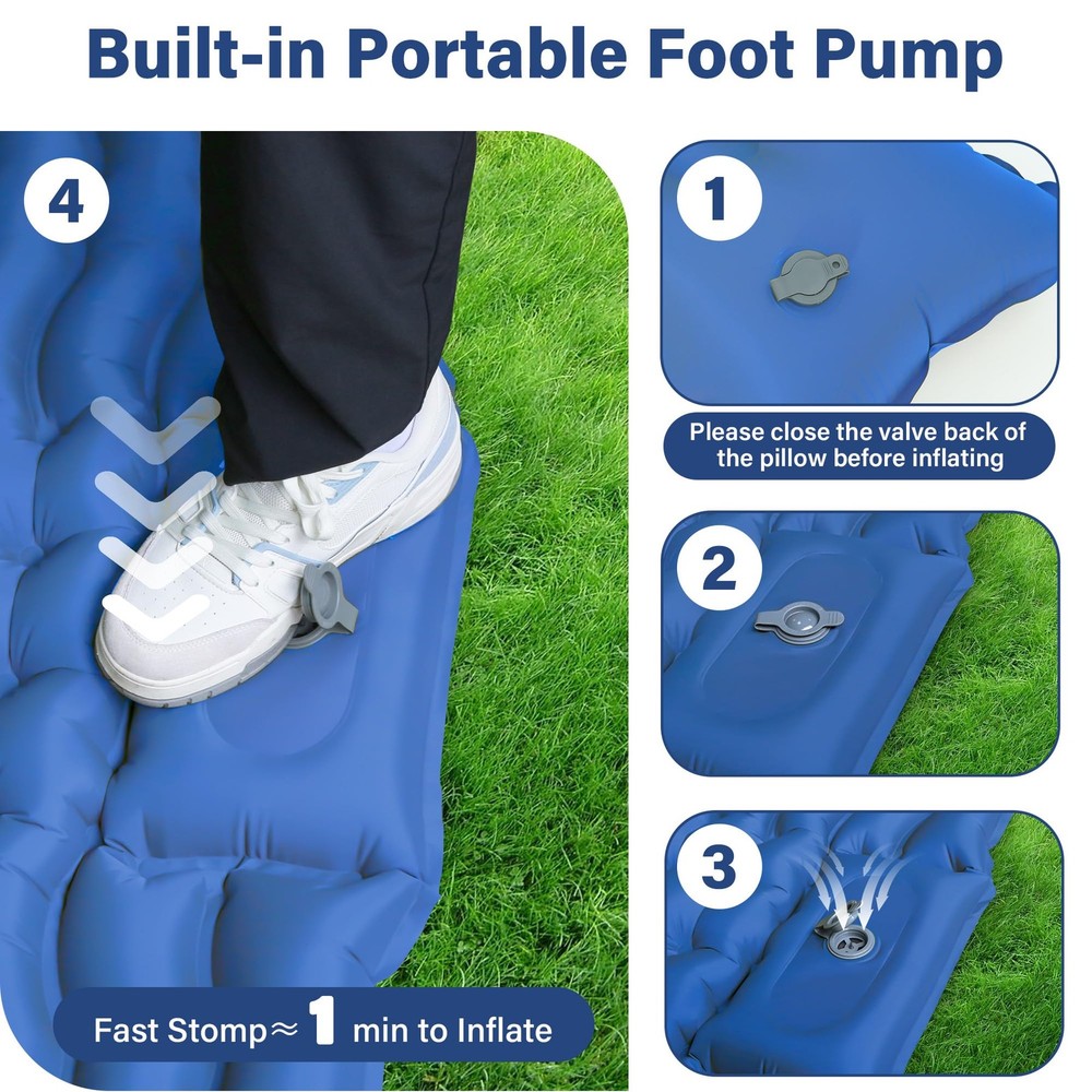 Sleeping Pad for Camping, Backpacking Self Inflating Sleeping Pad Ultra Light...