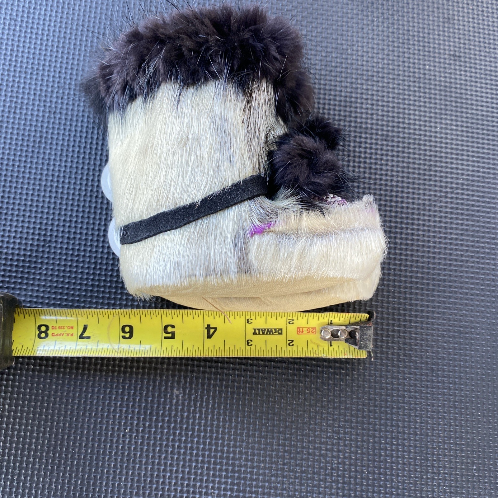 Native Alaska American Child Mukluks Boots Seal Fur Authentic Alaska Native Art