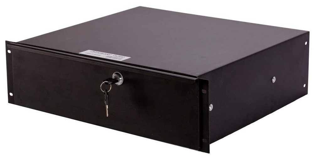 DEEJAY LED Deluxe Flight Road Case,14-Inch Body Depth with Pull Out Handle...