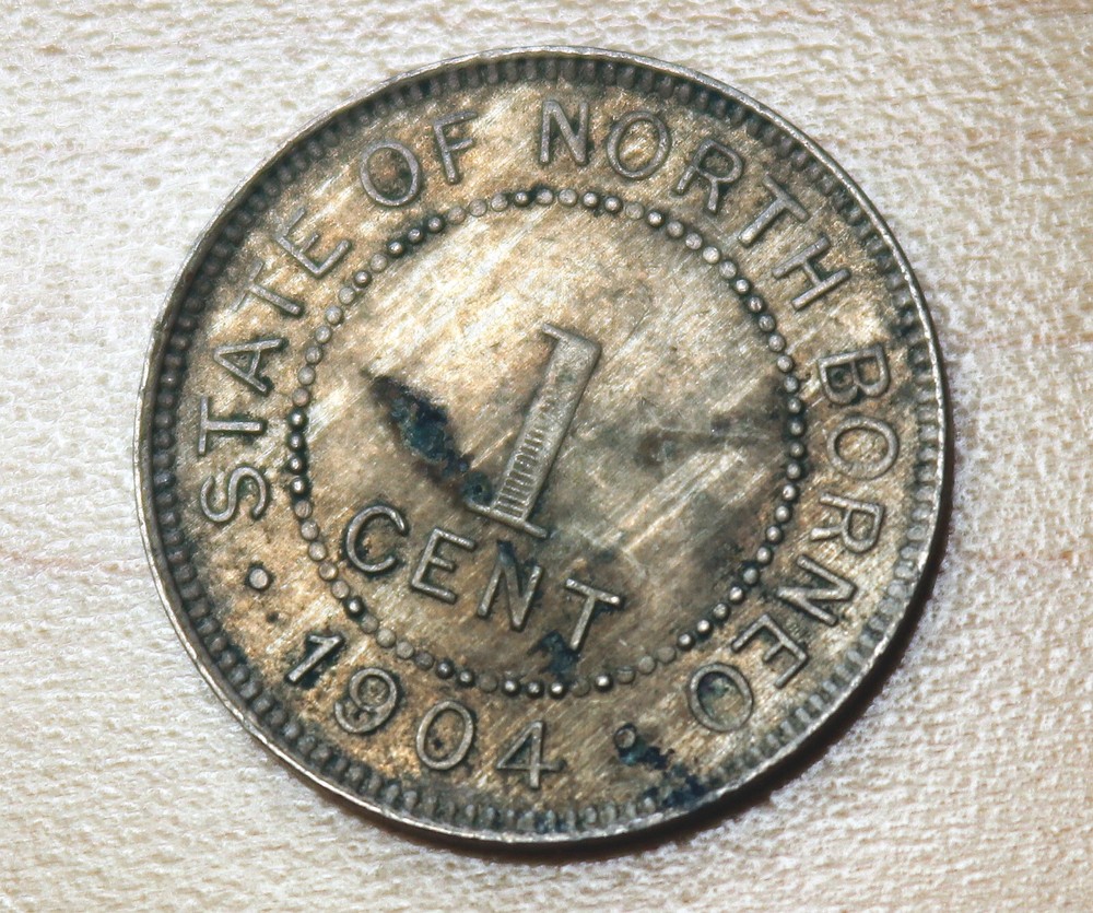 1904 British North Borneo 1 Cent