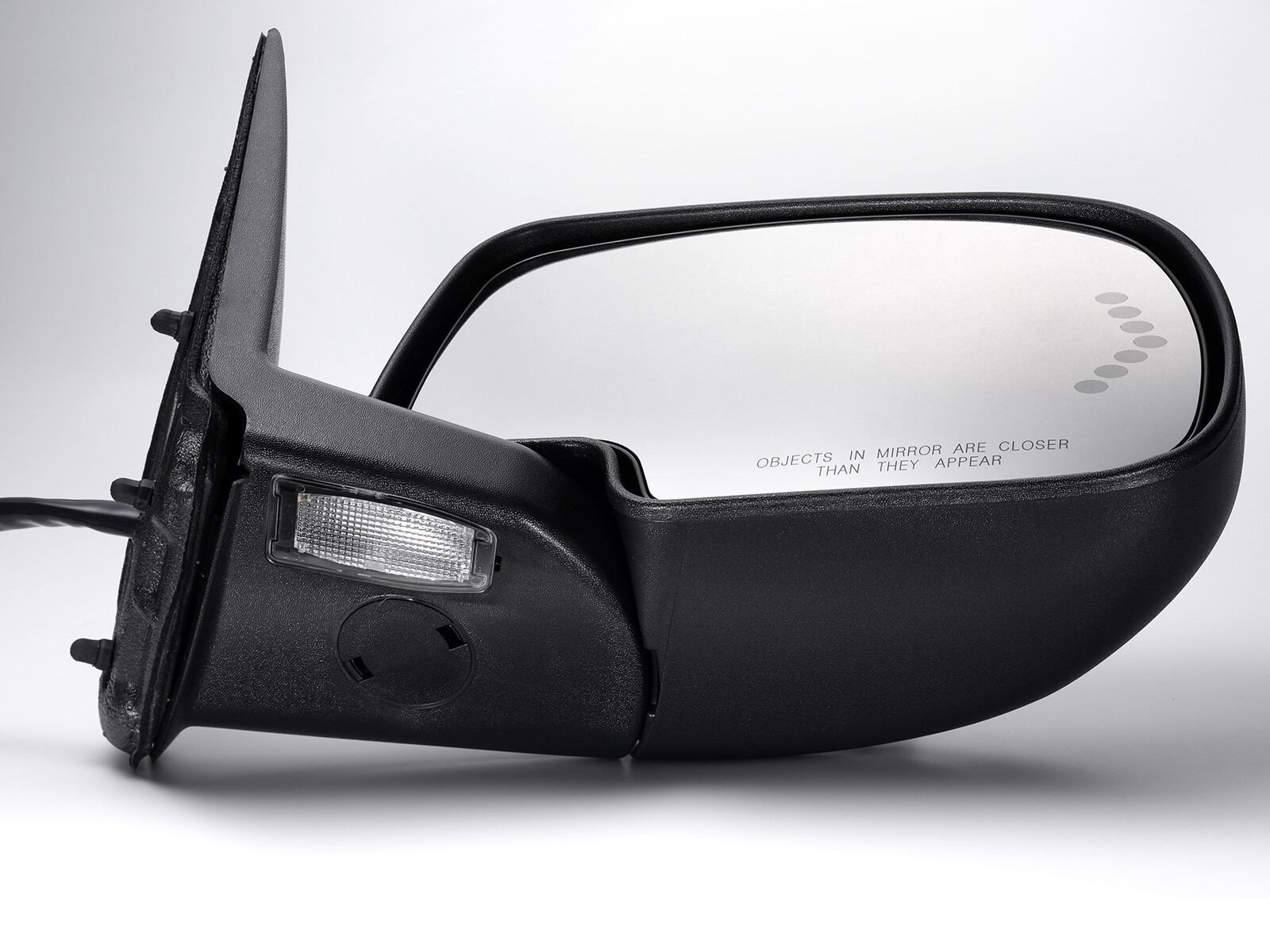 For 2003-2007 GM Pickup Truck Mirror Power Folding Signal Puddle Right Left Pair