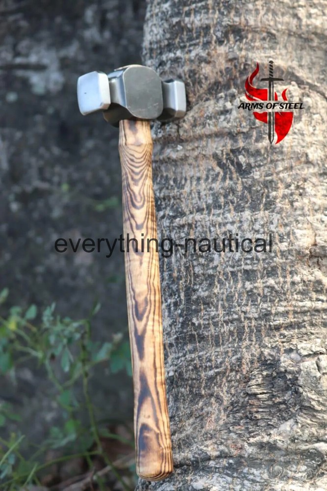 Blacksmith hammer. 3lb Blacksmith hand /Face Hammers Iron Blacksmith