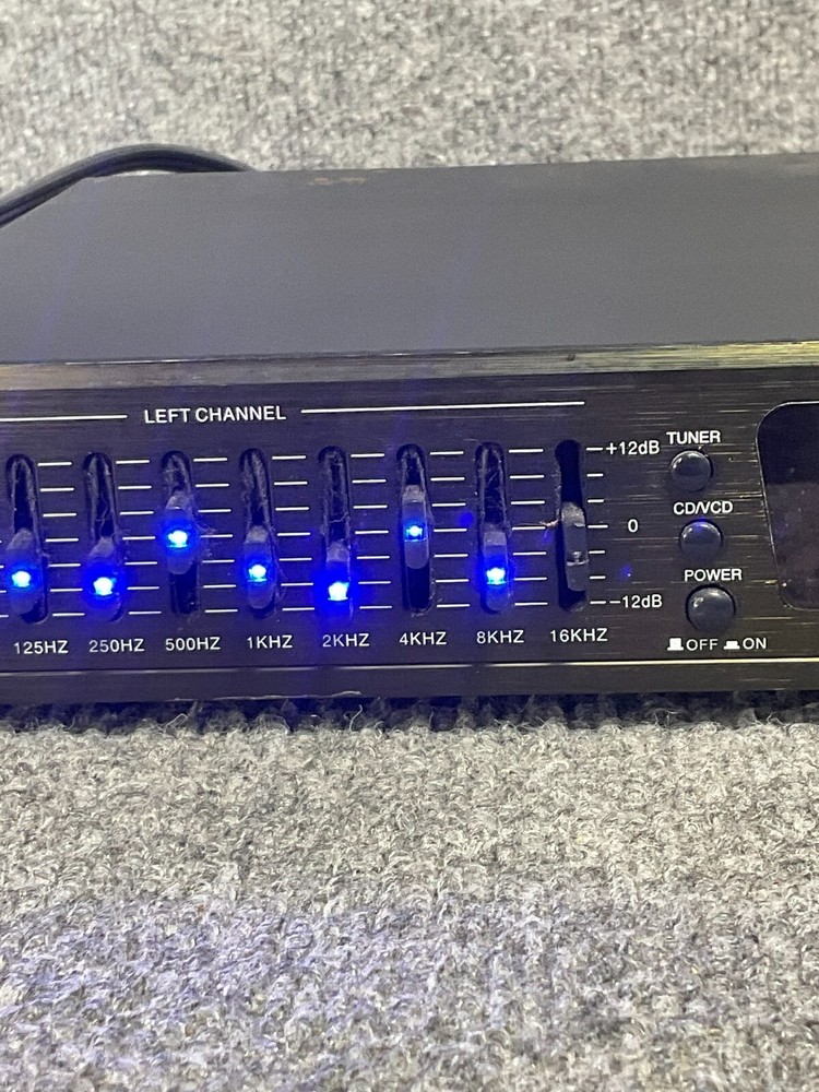 Pyle PPEQ100 Equalizer Audio Plug Broken Multiple Inputs – For Parts