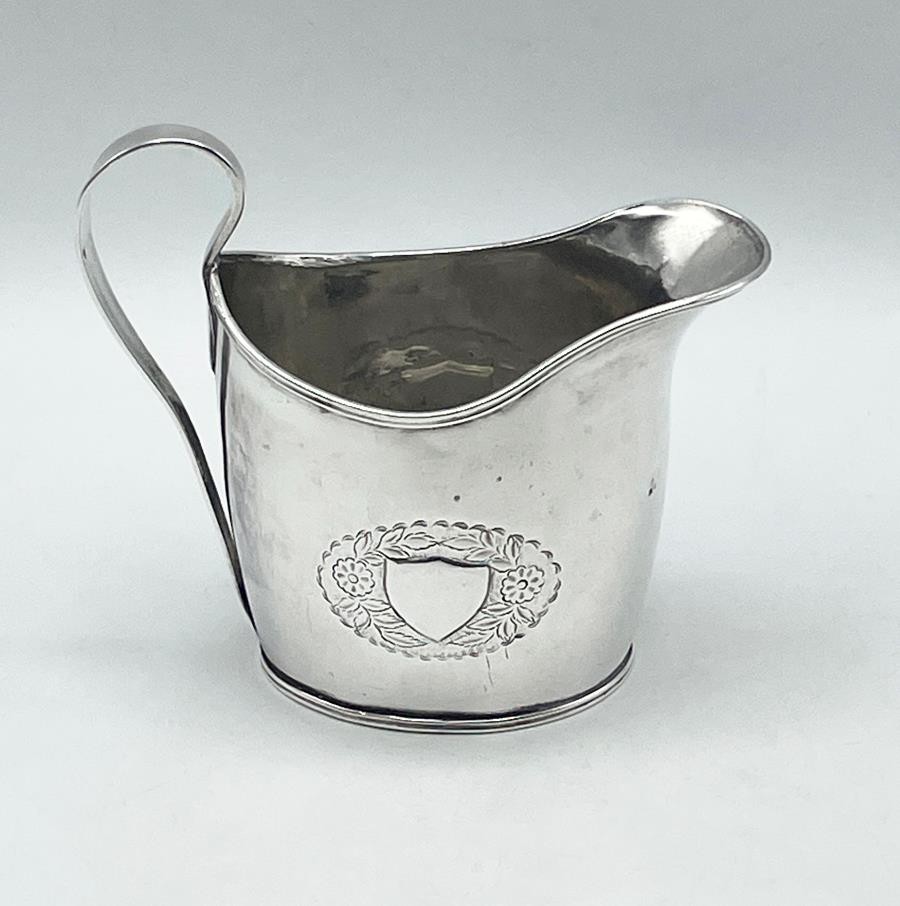 OLD SHEFFIELD PLATE CREAM JUG c1790