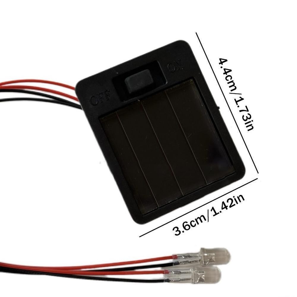 Solar Battery Box Replacement Solar Light Units with LED Warm Light